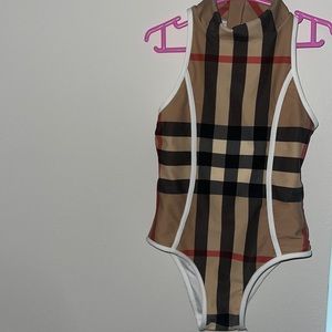 Burberry Toddler Girl One Piece Swimsuit Size 6